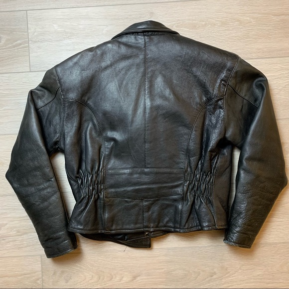 UNIK ULTRA LEATHER MOTORCYCLE JACKET SIZE S + THINSULATE LINING. - Picture 6 of 10